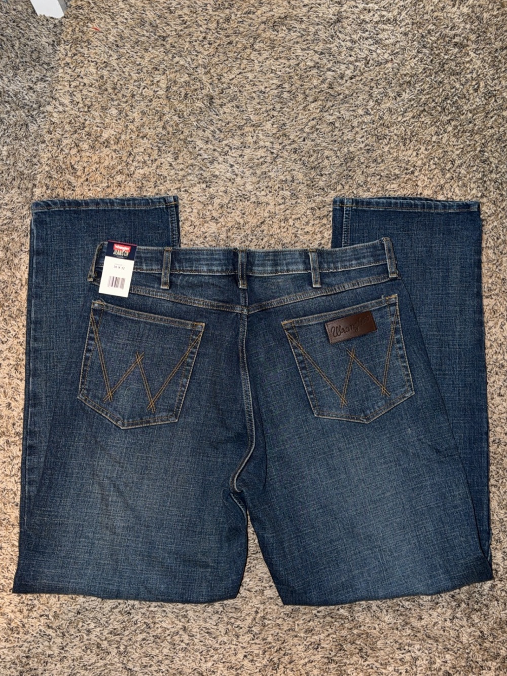 Wrangler 20x Men’s Jeans New With Tags Size 36x32 Blue Denim